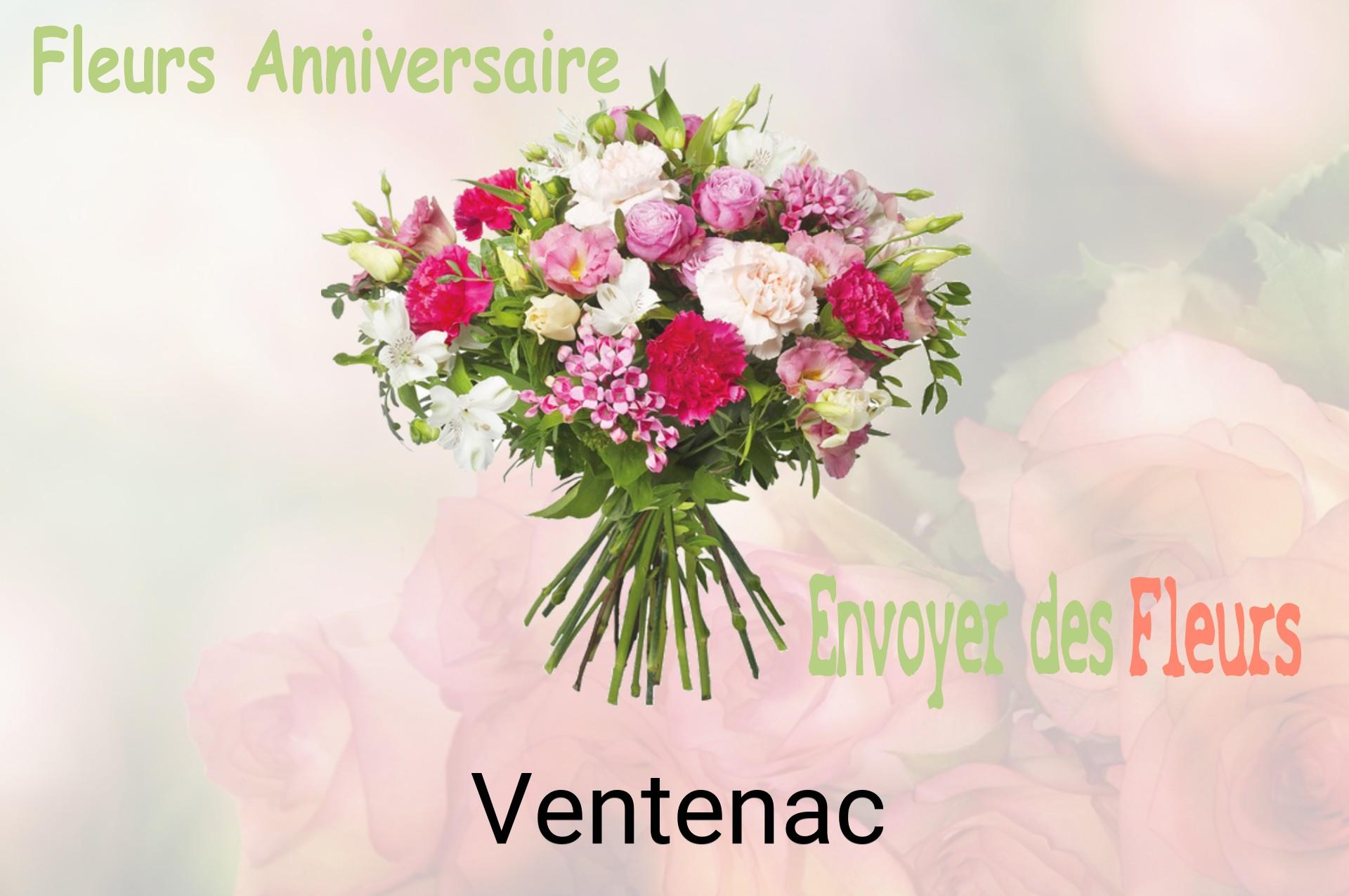 Bouquet de fleurs d’anniversaire livré à Ventenac